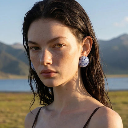 Ocean Breeze Shell Earrings