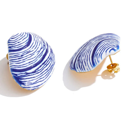 Ocean Breeze Shell Earrings