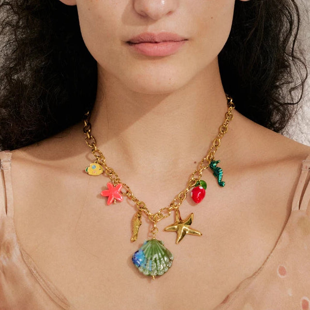 Sandy Dreams Shell  Necklace - Handmade