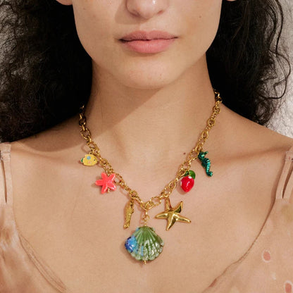 Sandy Dreams Shell  Necklace - Handmade