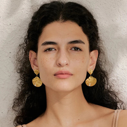 Pearl Sea Dangle Earrings