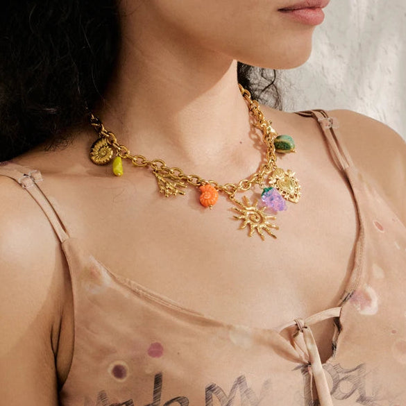 Ocean Cool Necklace with Charms